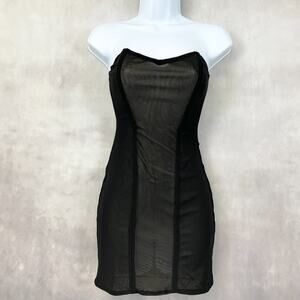 Princess Polly Womens Dress Size US 0 Mesh Bodycon Festival Club Party Volup LBD